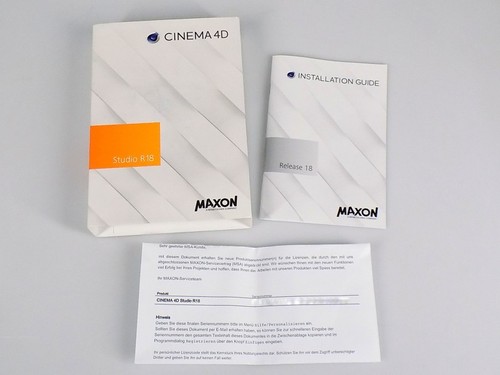 Maxon cinema studio r18 - cinema, 4d